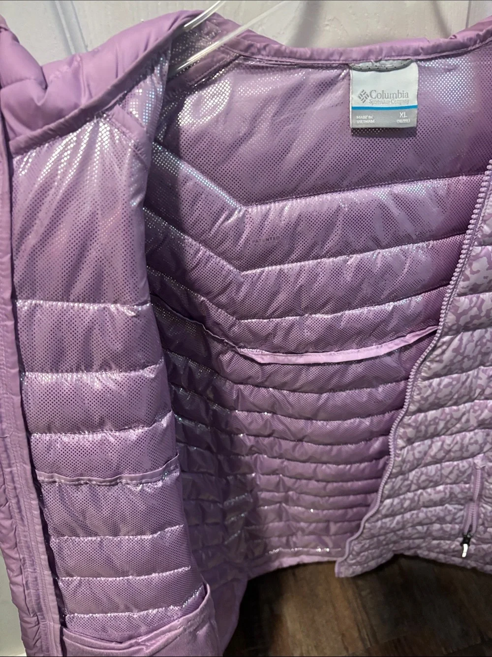 Columbia Pale Lavender insulated Jacket